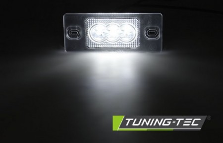 LICENSE LED LIGHTS 3xLED fits VW TIGUAN / TOUAREG / GOLF V VARIANT /  PORSCHE CAYENNE with Canbus
