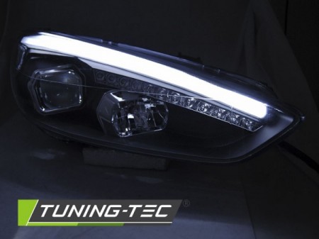 FORD FOCUS MK3 15-18 BLACK DRL LED