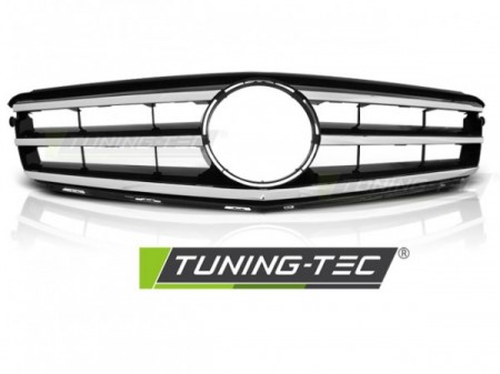 GRILLE CHROME BLACK fits MERCEDES W204 07-14