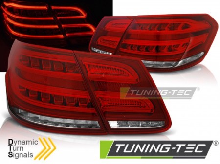 LED TAIL LIGHTS RED WHITE SEQ fits MERCEDES W212 E-KLASA 13-16