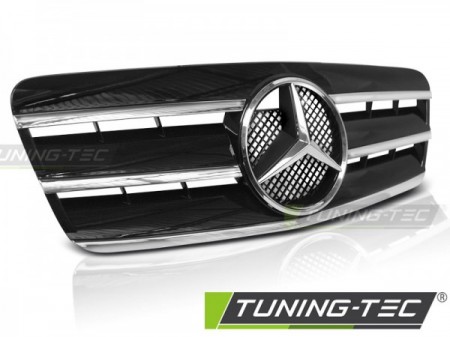 GRILLE SPORT BLACK CHROME fits MERCEDES CLK W208 96-02