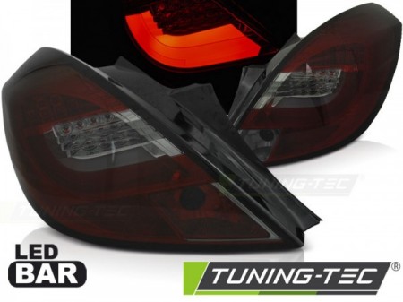 OPEL CORSA D 3D 04.06-14 RED SMOKE LED BAR