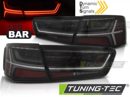 Led Bar Tail Lights Smoke Seq Fits Audi A6 C7 11-14 Limousine - Tuning-Tec.com