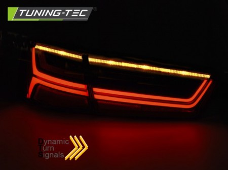 LED BAR TAIL LIGHTS SMOKE SEQ fits AUDI A6 C7 11-14 LIMOUSINE