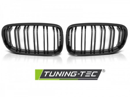 GRILLE GLOSSY BLACK DOUBLE BAR SPORT LOOK fits BMW E90 / E91 LCI 09-