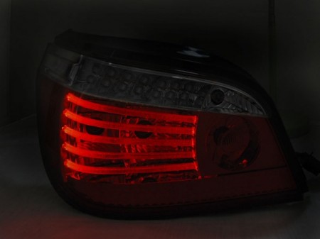 LED TAIL LIGHTS RED SMOKE SEQ fits BMW E60 07.03-07