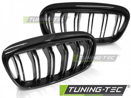 GRILLE GLOSSY BLACK DOUBLE BAR fits BMW F45/F46 14-18