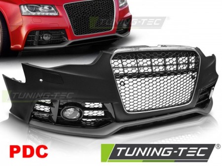 FRONT BUMPER SPORT CHROME BLACK PDC fits AUDI A5 11-16