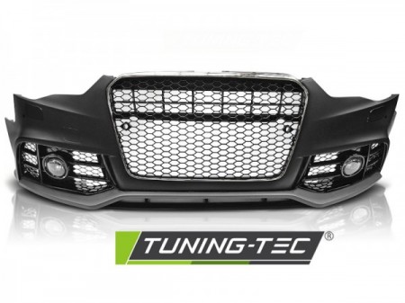 FRONT BUMPER SPORT CHROME BLACK PDC fits AUDI A5 11-16