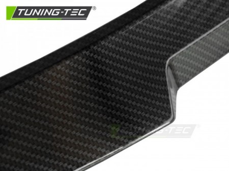 TRUNK SPOILER V STYLE CARBON LOOK fits BMW G30 17-20