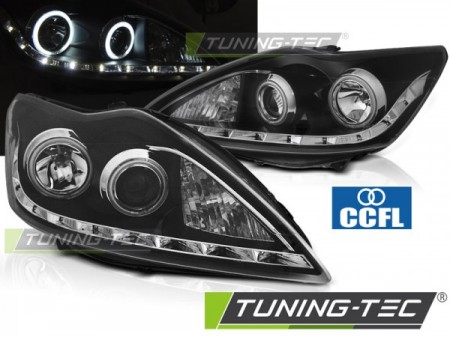 FORD FOCUS II 02.08-10 ANGEL EYES CCFL BLACK