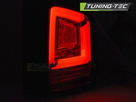 LED BAR TAIL LIGHTS RED SMOKE SEQ fits VW T5 04.03-09