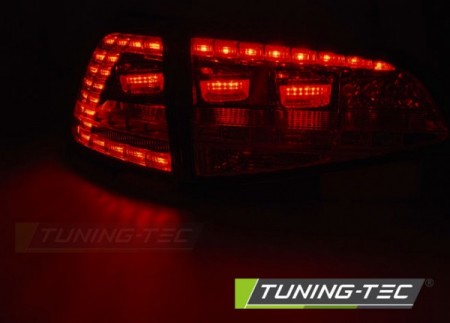LED TAIL LIGHTS SPORT RED SMOKE SEQ fits VW GOLF 7 13-17