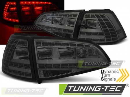 LED TAIL LIGHTS SPORT SMOKE SEQ fits VW GOLF 7 13-17