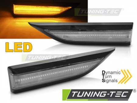 SIDE DIRECTION BLACK WHITE LED SEQ fits VW T6 15-19