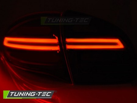 LED BAR TAIL LIGHTS BLACK SEQ fits PORSCHE CAYENNE 10-15