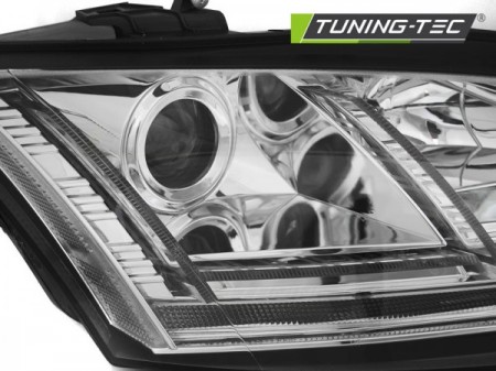 XENON HEADLIGHTS LED DRL CHROME SEQ fits AUDI TT 06-10 8J with AFS