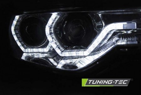 XENON HEADLIGHTS ANGEL EYES LED DRL CHROME AFS fits BMW F30/F31 10.11 - 05.15