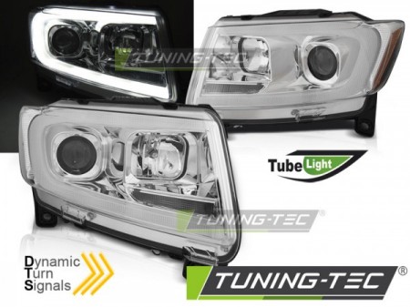 CHRYSLER JEEP GRAND CHEROKEE 11-13 CHROME TUBE LIGHT SEQ