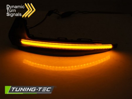 SIDE DIRECTION IN THE MIRROR SMOKE LED SEQ fits  AUDI A1 10-18