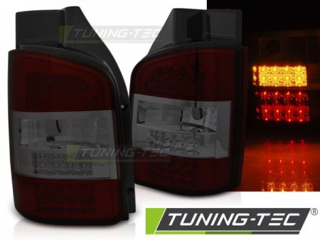 LED TAIL LIGHTS RED SMOKE fits VW T5 10-15 TRANSPORTER