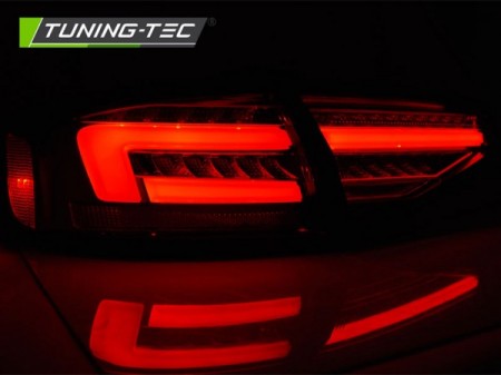 LED BAR TAIL LIGHTS SMOKE SEQ fits AUDI A4 B8 12-15 SEDAN OEM BULB