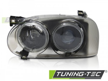 HEADLIGHTS SMOKE LEFT SIDE TYC fits VW GOLF 3 09.91-08.97