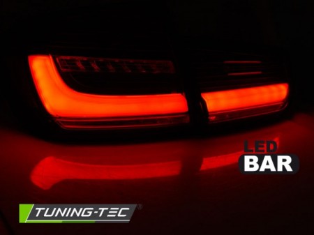 LED BAR SEQ TAIL LIGHTS BLACK SMOKE fits BMW F30 11-18