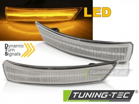 FORD FOCUS MK2 MK3 08-17/  MONDEO MK4 10-14 SEQ LED WHITE