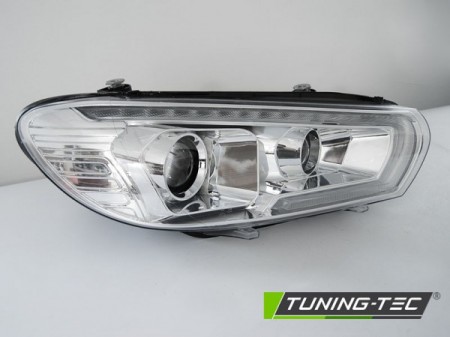 HEADLIGHTS TUBE SEQ LED CHROME fits VW SCIROCCO 08-04.14