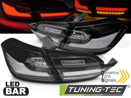 LED TAIL LIGHTS BLACK fits FORD FIESTA MK8 17-21 HATCHBACK 