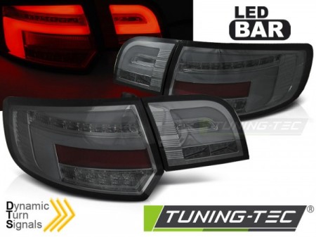 LED BAR TAIL LIGHTS SMOKE SEQ fits AUDI A3 8P 5D 08-12