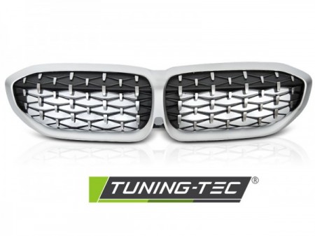 GRILLE DIAMOND SILVER fits BMW G20/G21 19-22