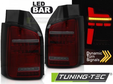 VW T5 04.03-09 RED SMOKE FULL LED SEQ INDICATOR