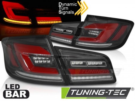 LED BAR SEQ TAIL LIGHTS BLACK fits BMW F10 10-16