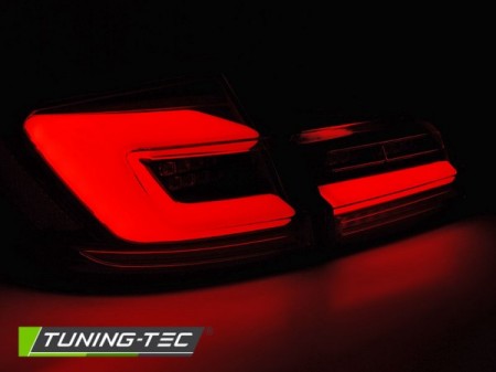 LED BAR SEQ TAIL LIGHTS BLACK fits BMW F10 10-16