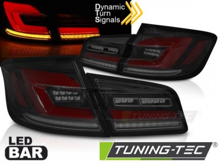 LED BAR SEQ TAIL LIGHTS SMOKE BLACK fits BMW F10 10-16