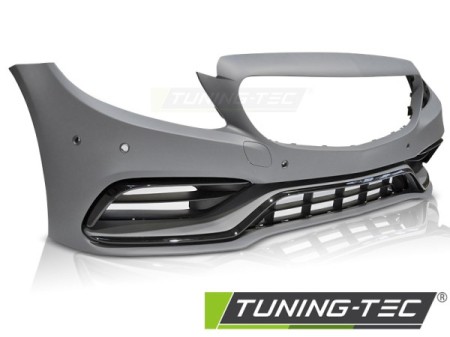 FRONT BUMPER SPORT BLACK fits MERCEDES W205 18-