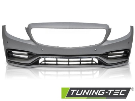 FRONT BUMPER SPORT BLACK fits MERCEDES W205 18-