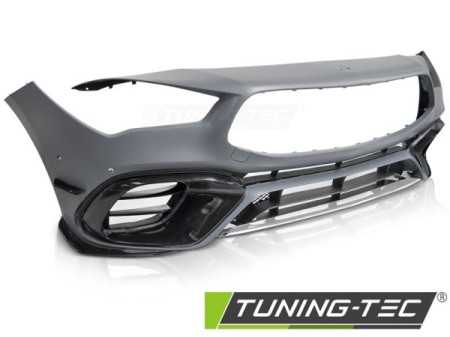 FRONT BUMPER SPORT CHROME STYLE PDC fits MERCEDES CLA W118 19-23