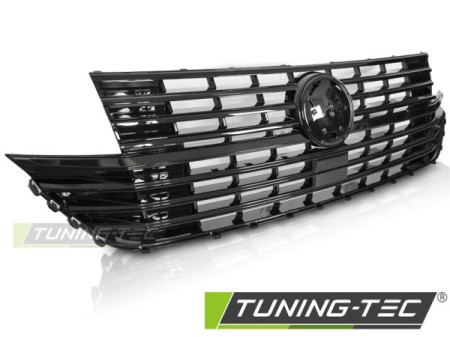 GRILLE GLOSSY BLACK W/LOGO BASE fits VW T6.1 20-