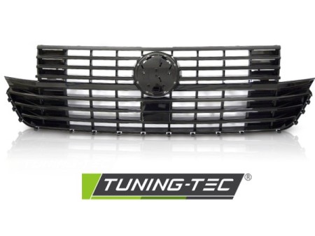 GRILLE GLOSSY BLACK W/LOGO BASE fits VW T6.1 20-