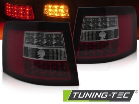 LED TAIL LIGHTS RED SMOKE fits AUDI A6 05.97-05.04 AVANT