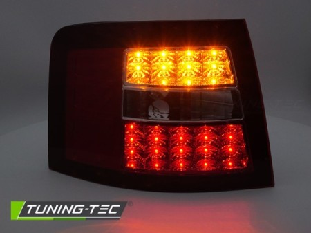 LED TAIL LIGHTS RED SMOKE fits AUDI A6 05.97-05.04 AVANT