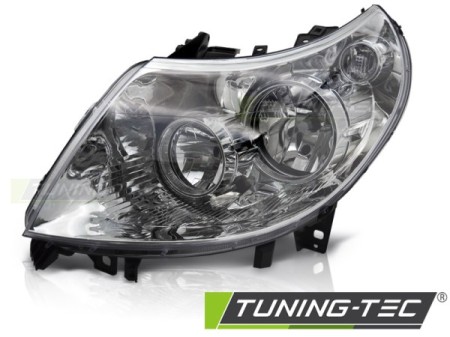 HEADLIGHT CHROME LEFT SIDE TYC fits DUCATO / BOXER / JUMPER 10-14