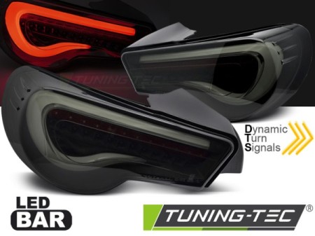 TOYOTA GT86 12-21 LED BAR BLACK SMOKE WHITE SEQ