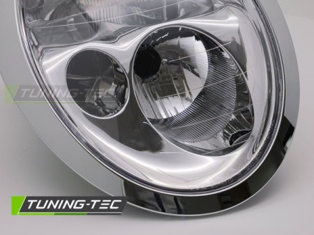 HEADLIGHT CHROME RIGHT SIDE TYC fits MINI COOPER R50 R53 01-04