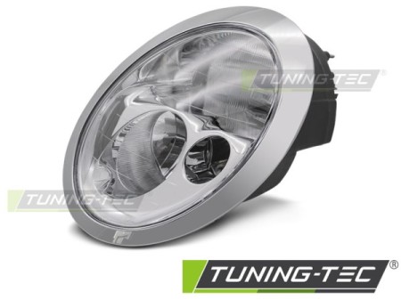 HEADLIGHT CHROME LEFT SIDE TYC fits MINI COOPER R50 R53 01-04