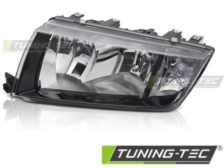 HEADLIGHT BLACK LEFT SIDE TYC fits SKODA FABIA 00-07