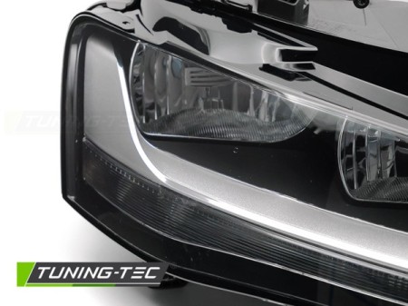 HEADLIGHT BLACK RIGHT SIDE TYC fits AUDI A4 B8 12-15